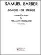 Adagio for Strings Organ sheet music cover